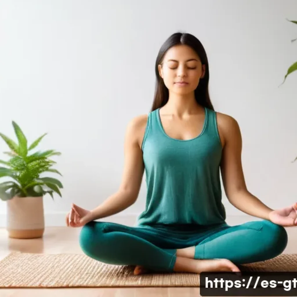 명상 앱 가격 비교 및 혜택 - **Prompt 1: Serene Individual Meditation with a Modern App**
"A young adult woman, dressed in co...