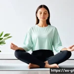 Home 20 명상 앱의 효과적인 활용법 - **Prompt 1: Finding Your Digital Peace Companion**
"A serene, diverse adult, perhaps a woman in ...